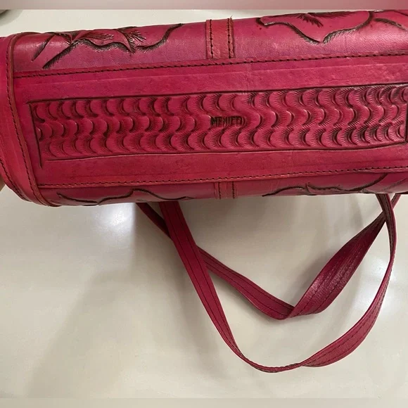 Authentic leather pink purse - Picture 8 of 15